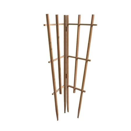 Garden anticorrosive wood potted clematis climbing frame European rose ...