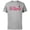 Athletic Heather, variant on Mickey & Minnie Valentine's Day Family Trip Logo - Short Sleeve Cotton T-Shirt for Adults - Customized-Black