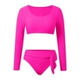 thumbnail image 5 of DGMIOCS Women's Bikini Set Full Figured Swimwear Red M, 5 of 5