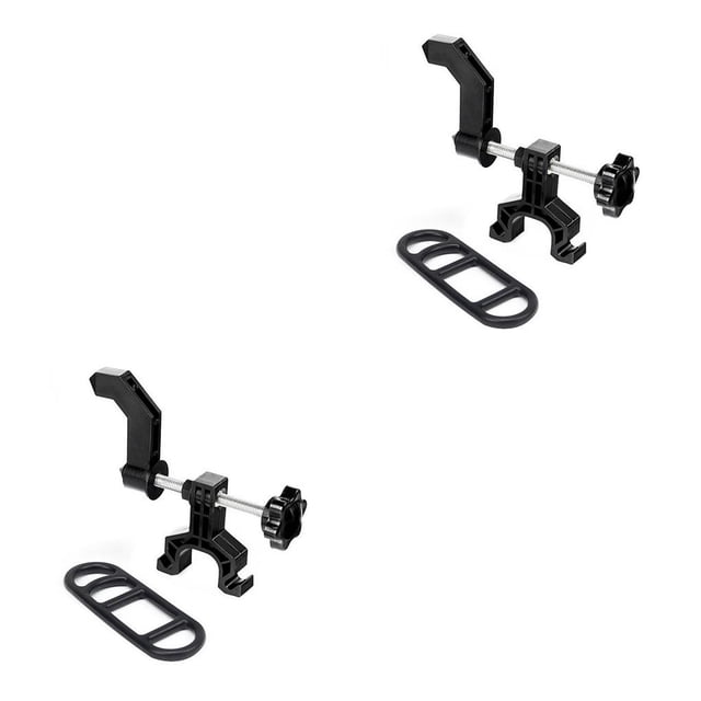Eigraketly Soporte de alineación de ruedas de bicicletas, herramienta de ajuste de llantas traseras delanteras, reparación de deportes al aire libre, Negro 2piezas Eigraketly CBP237683