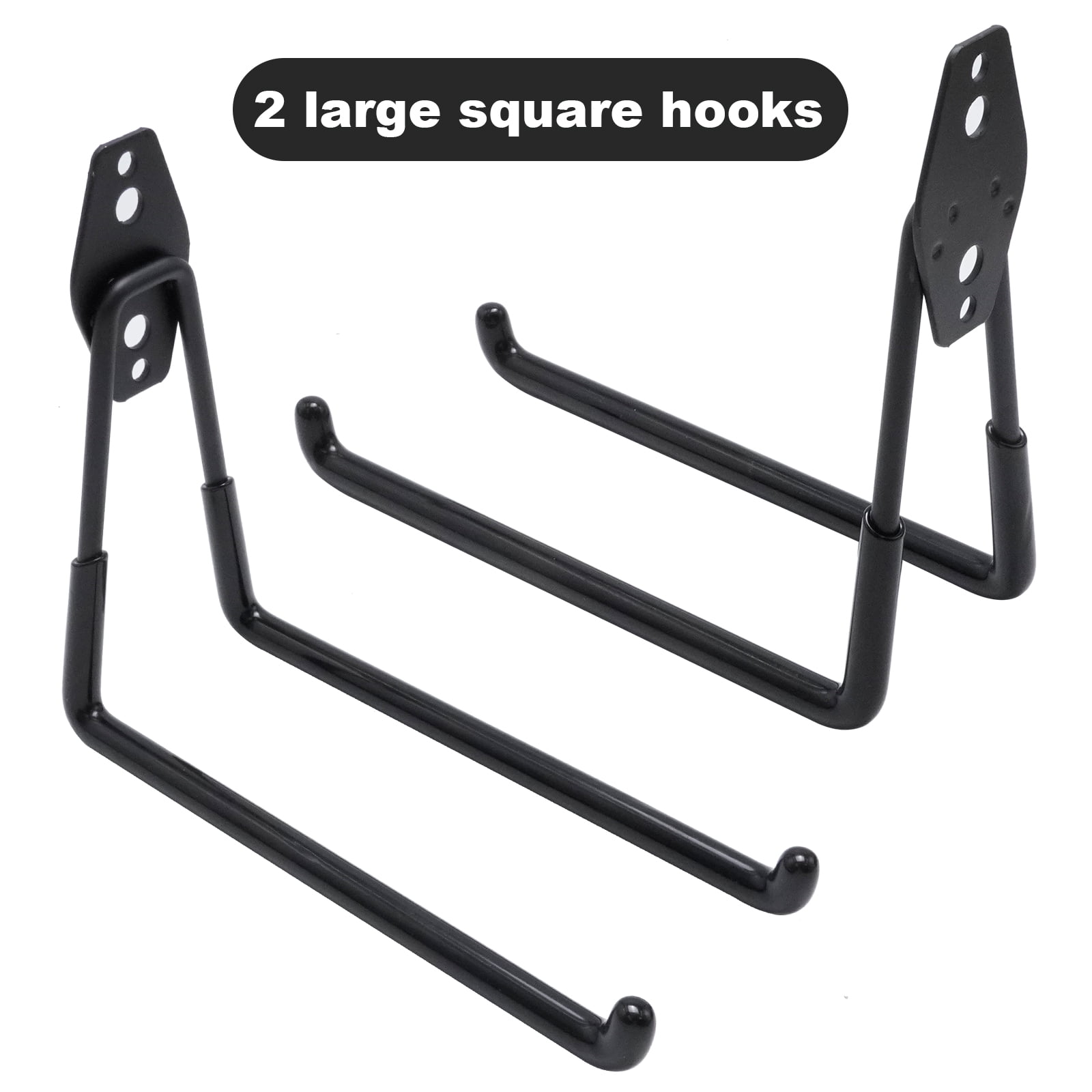 Metal Heavy Duty, 12-Pcs Garage Wall Hooks, Ideal for Organizing Power Tools & Saving Storage Space