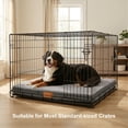 thumbnail image 5 of Exclusivo Mezcla Small Dog Bed with Removable and Washable Cover, Orthopedic Pet Bed for Crates, Non-Slip Bottom and Waterproof Liner, 30"×20", Grey, 5 of 10