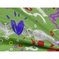thumbnail image 5 of oneOone Rayon Green Fabric Ocean Life Sewing Craft Projects Fabric Prints By Yard 56 Inch Wide, 5 of 5