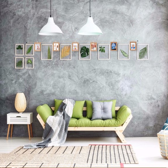 LOLIPPYY Paper Picture Frame Photo Frame Set 30pcs Wall Hanging for Display