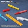 thumbnail image 5 of Fabric Chalk Markers for Sewing,Quilting,Crafting Erasable Tailor'S Chalk Work on Various Fabrics (4PCS with 1 Ruler), 5 of 7