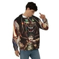 thumbnail image 4 of Attack On Titan Men's Hoodie With Color Drawstrings Sweatshirt Hooded Pullover Print Winter Coat Jacket Large, 4 of 9