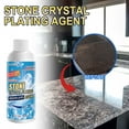 thumbnail image 2 of ShouWei Stone Stain Remover Cleaner - Stone Crystal Plating Agent Marble Stone Cleaner Nano Crystal Plating Agent Kitchen Quartz Stone Tile Countertop Scratch Repair (2pc), 2 of 6