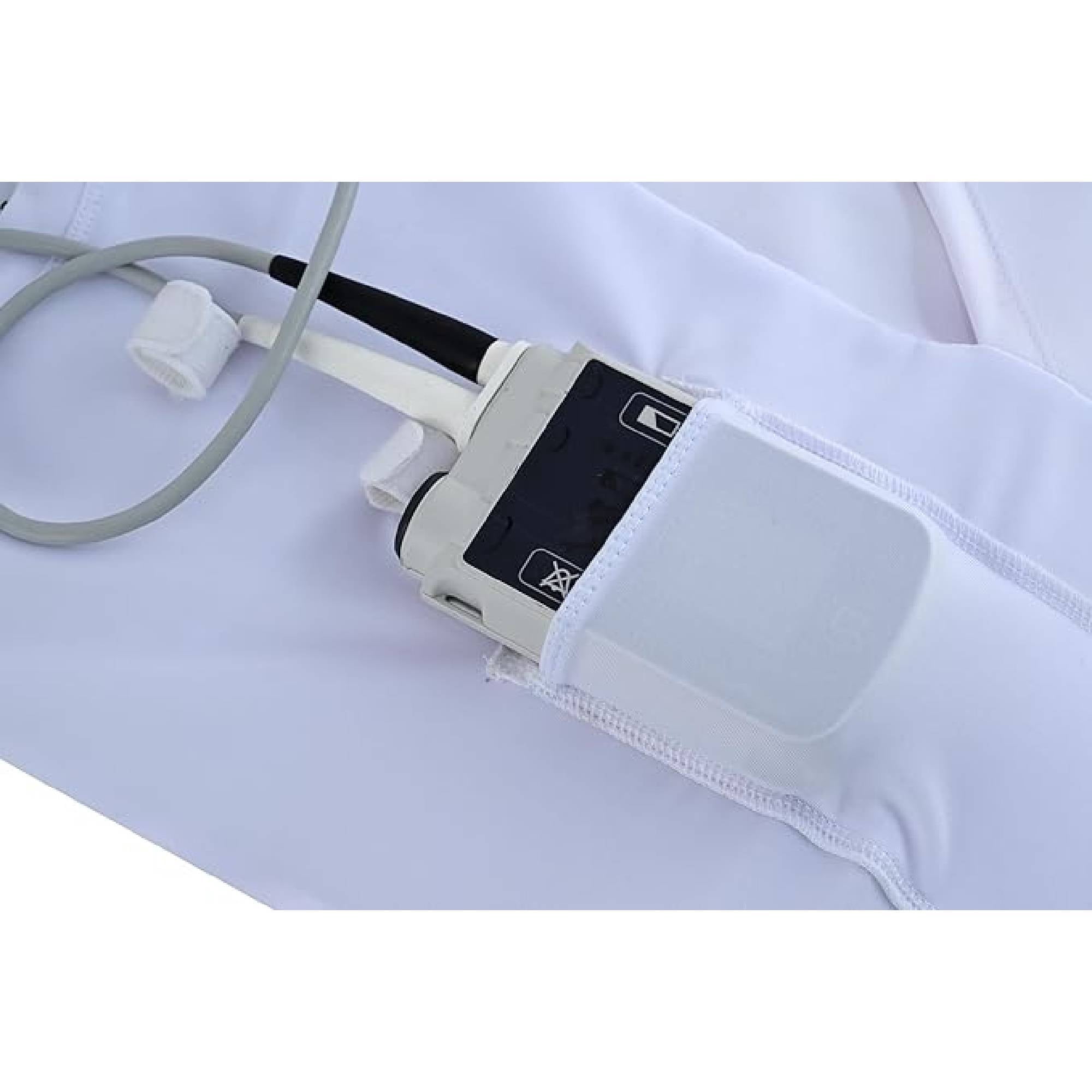 LVAD Heartmate 2 & 3 Men's Shirt – Premium LVAD Clothing for Men | Comfortable Heartmate 3 LVAD Gear & Medical Wear White S