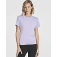 thumbnail image 2 of Real Essentials 5 Pack: Women's Short Sleeve Open Back Tie Back Dry-Fit T-Shirt Yoga Gym Workout Top, 2 of 6