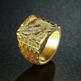 thumbnail image 3 of MayiaHey Gold Eagle Ring, Flying Hawk Ring for Men, American Bald Eagle Ring Norse Viking Eagle Bird Ring Eagle Hawk Jewelry, Celtic Eagle Ring Hip Hop Flying Eagle Band Ring Punk Eagle Animal Ring, 3 of 5