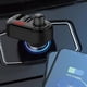 thumbnail image 5 of Adaptador USB para coche, kit inalámbrico Bluetooth QC3.1, cargador USB rápido, transmisor FM Bluetooth, adaptador para coche., 5 of 9