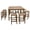 Dimone Sequoia, variant on Anderson Teak Windsor Montego 9-Pieces Square Bar Set