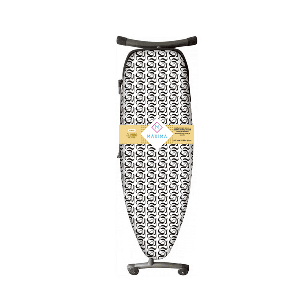Funda Repuesto para Burro de Planchar Jumbo 135cm x 48cm 100% Algodón +Teflon Máxima Hogar