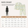 thumbnail image 3 of Rateoe Funny Chicken Pattern Womens Pajamas Set Long Sleeve Sleepwear Button Down Nightwear Soft Cotton Pj Lounge Sets, 3 of 9
