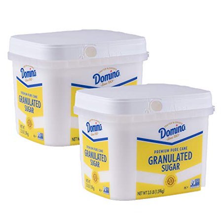 Domino Granulated Pure Cane Sugar  3.5 LB Easy Baking Tub (Pack of 2)