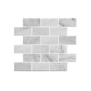 Mosaic Mix With Stone -Sf, White, Gray