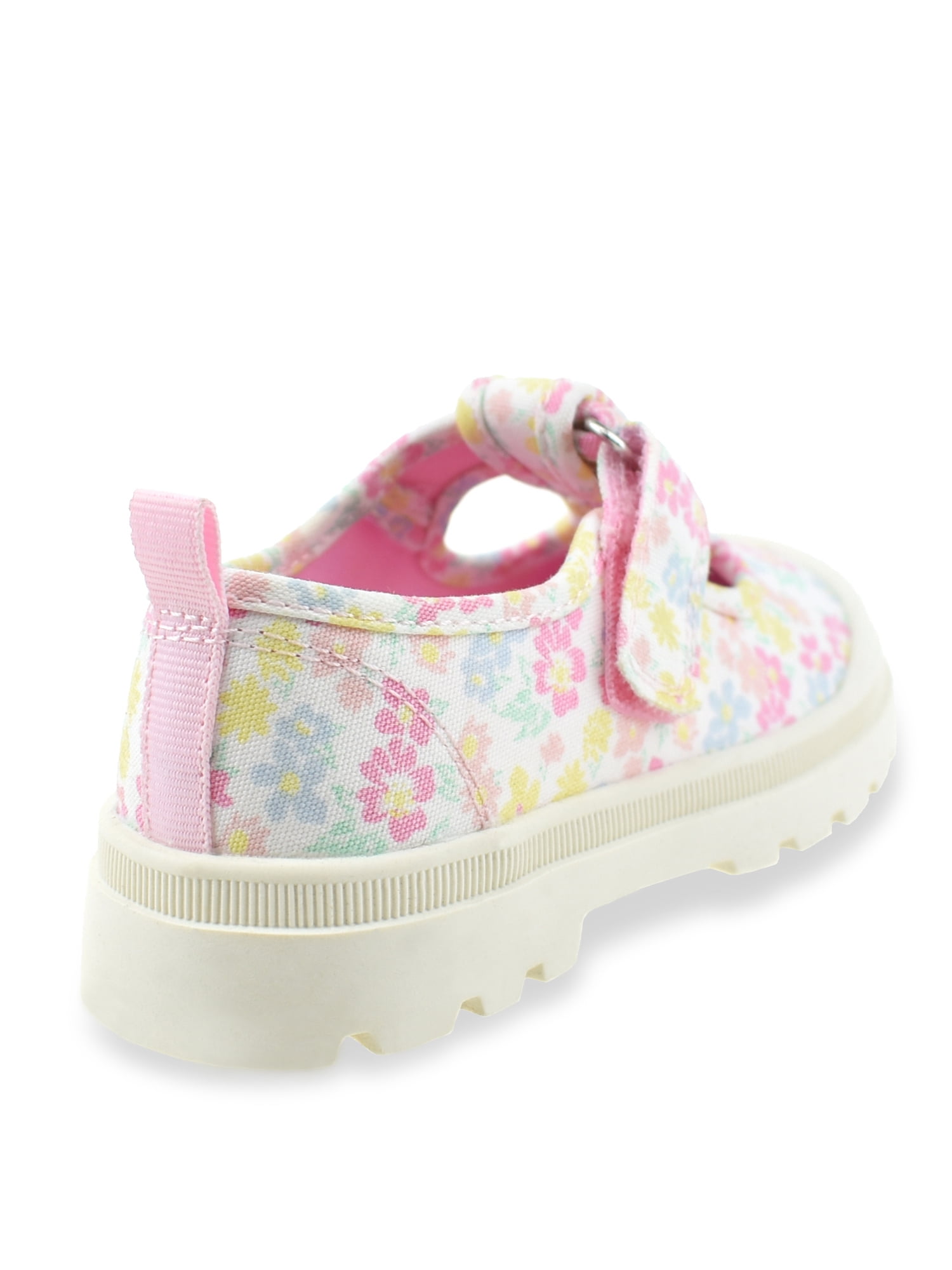 Wonder Nation Toddler Girls Casual Chunky T Strap Shoes