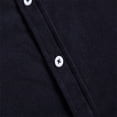 thumbnail image 6 of IROINNID Discount Long Sleeve Shirts for Men Loose Corduroy Lapel Button Button Chest Pocket Solid Color Shirt,Black, 6 of 9