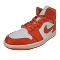 thumbnail image 1 of Ni - ke Ni - ke AIR JORDAN 1 MID Women's Sneaker Orange/White Multi Sz BQ6472-108 NEW!, 1 of 5