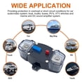 thumbnail image 2 of Xingzhi Disjoncteur Automatique de Voiture Réinitialisation Manuelle Boîtier Étanche Surcharge pour Protection Support d'Inverseur Accessoire 100A, 2 of 6