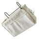 thumbnail image 3 of FELTECHELECTR Organizador colgante para mesita de noche, bolsa de almacenamiento multifunción para artículos diversos, bolsa de almacenamiento para libros, para dormitorio, cuna de bebé (blanco), 3 of 3