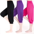thumbnail image 5 of Yoga Pants Women Plus Size Sports Pants Yoga Leggings Colorful Bloomers Dance Yoga TaiChi Pants Modal WomenTrousers, 5 of 5