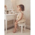 thumbnail image 4 of Loicainy Baby Toddler Girls Summer Outfits 6 12 18 24 Months 2T 3T 4T Solid Color Sleeveless Tiered Tops Ruffle Trim Shorts Clothes Sets, 4 of 9