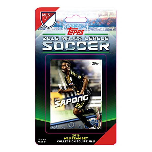 C&I Collectables UNION16 MLS Philadelphia Union Ensemble d'Équipe Topps sous Licence 2016 et Album de Rangement