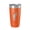 Orange, variant on Lake Como Map Tumbler Travel Mug Insulated Laser Engraved Coffee Cup Florida 20 oz Purple