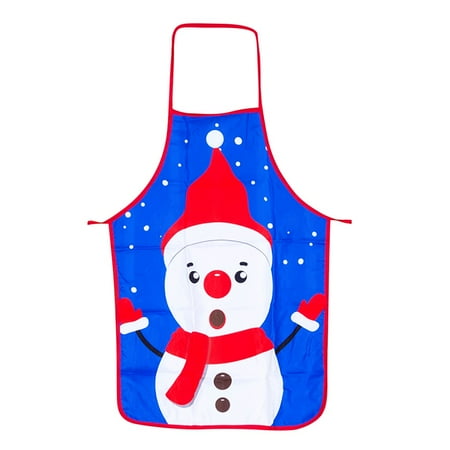 

Hfyihgf Printed Christmas apron washable Christmas bar restaurant waiter decoration