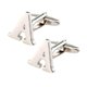 thumbnail image 1 of Gemelos de Camisa de Negocios con Letras Distintivas Accesorios de Boda para Hombres Sunnimix, 1 of 8