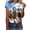 Blue*2, variant on Oversized Graphic Tee Tops for Women Y2K Cute Print Short Sleeve Loose Tshirts Casual Baggy Aesthetic Streetwear