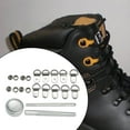 thumbnail image 4 of Abbracc Boot Hooks DIY for Leather Craft Mountaineering Bag Accessories 8x12mm, 4 of 9
