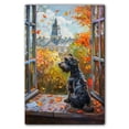 thumbnail image 3 of Canvas Wall Art for Living Room - Standard Schnauzer Dog Poster Print Vintage Home Decor Pets Oil Painting Autumn Room Decor, 3 of 6