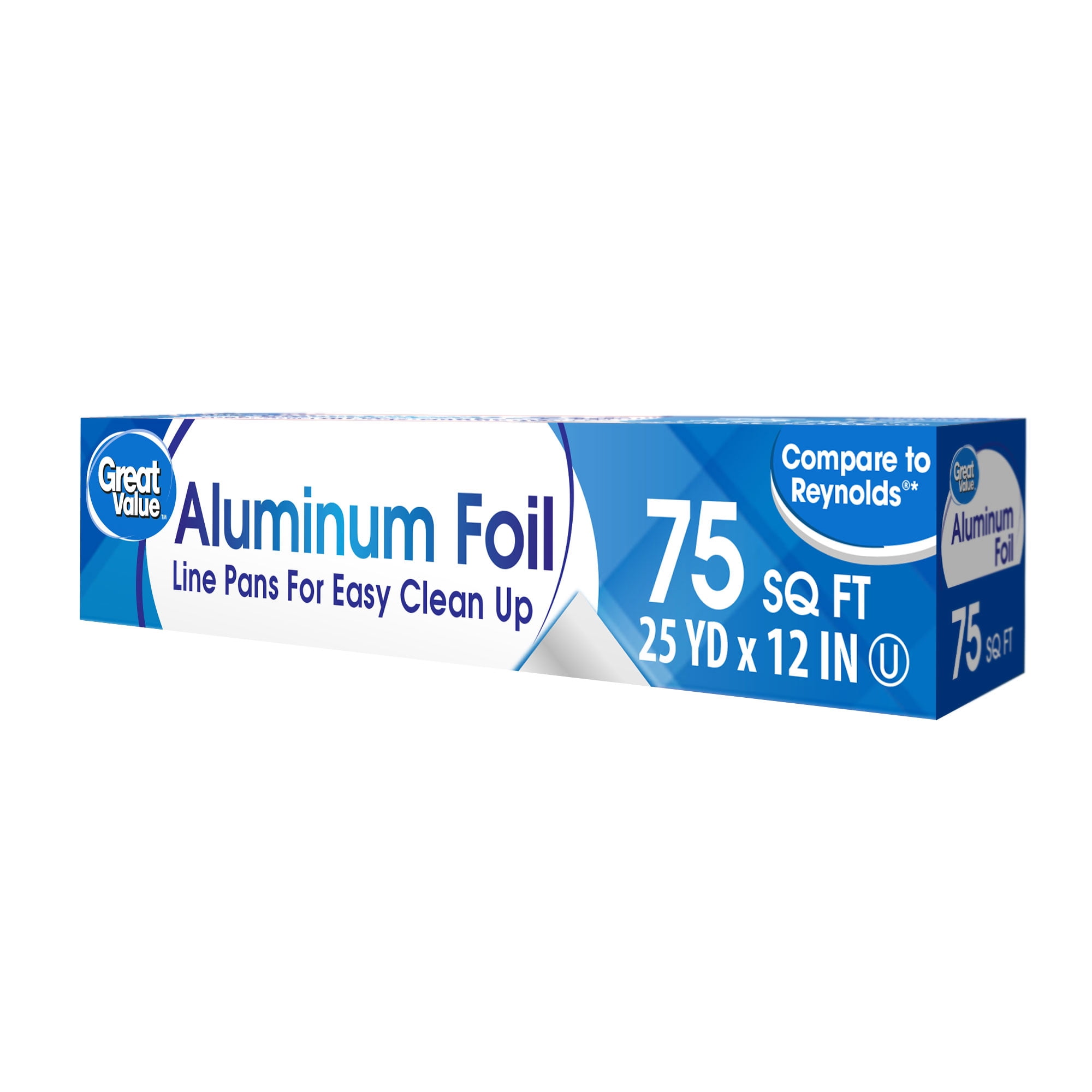 Great Value 75 sq ft Aluminum Foil