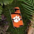 thumbnail image 3 of Clemson Tigers HD Phone Case Compatible with MagSafe Apple iPhone 12 Pro (Paint Stripe) by Affinity Bands, 3 of 4