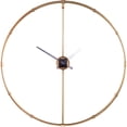 thumbnail image 3 of SEI Furniture Duzen Horloge Murale Ronde en Métal de 33 Pouces en Or, 3 of 8