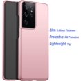 thumbnail image 6 of Case for Samsung Galaxy S21 Ultra Phone Case Protective Slim [Defend from Scratch/Slip/Drop/Fingerprint] Matte PC Hard Minimalistic Phone Cover for Samsung Galaxy S21 Ultra-Pink, 6 of 12