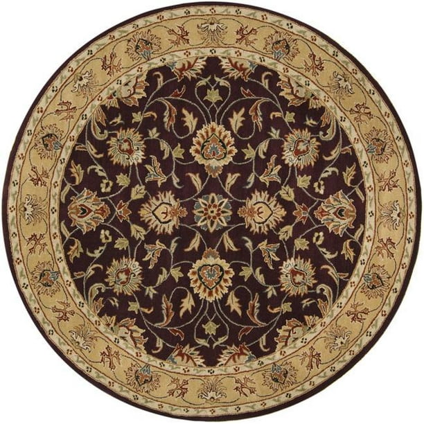 Hand Tufted Casa Plum Wool Area Rug 9 Round Com Hand Tufted Casa Plum Wool Area Rug 9, Round Plum Rug