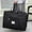 Black, variant on Leodye 1PCS Spirit Airlines Personal Item Bag Foldable Travel Duffel Bag Tote Carry on Luggage Duffle Overnight for Women and Men-14.17x11.41x5.11in