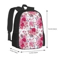 thumbnail image 3 of Daiia Peonies And Roses Backpack for Men and Women -Durable Backpack Large Capacity, Water-Resistant Bag with Adjustable Straps and Laptop Compartment, 3 of 9