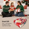 thumbnail image 6 of Cozy Printed Throw Christmas Blanket - 300 GSM Fleece Throw Size for Home Decoration, Ultra Soft Blanket (Throw - 50" x 60") - I, 6 of 6