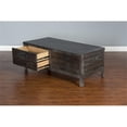 thumbnail image 4 of Pemberly Row 50" Transitional Wood Coffee Table in Dark Brown, 4 of 6