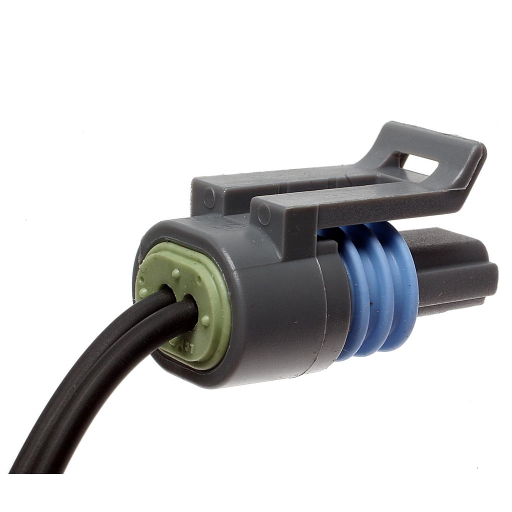 CarLights360 For GMC Sierra 2500 1999 Electrical Connector | Plastic | 1 Male Connector | Metal Contact Terminal | Blade Terminal | Push On Attachment Method