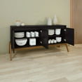 thumbnail image 5 of Gales 63.32 Engineered Wood Sideboard in Black, 5 of 12