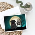 thumbnail image 2 of Halloween Scary Pug Black Greeting Cards and Envelopes Pack of 8, 2 of 2