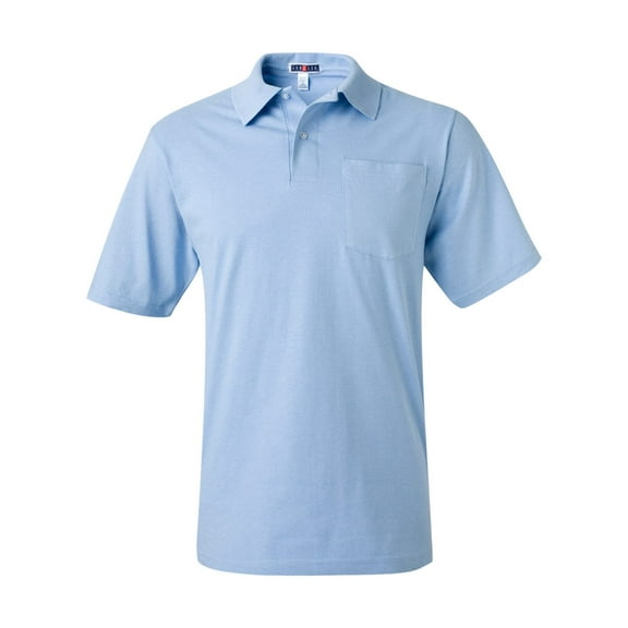 Jerzees SpotShield Polo T-Shirt with Pocket for Men Size up to 5XL
