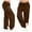 Brown, variant on GaThRRgYP Women's Casual Pants & Capris,Womens Autumn Winter Wide Leg Yoga Sports Loose Casual Long Pants Trousers