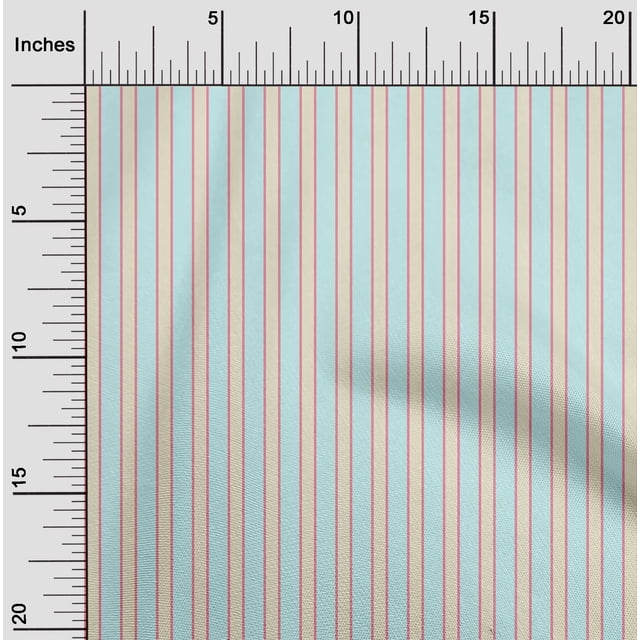 oneOone Polyester Lycra Fabric Shadow Stripe Print Fabric By Yard 56 Inch Wide