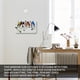 thumbnail image 5 of Yuarrent Atrapasoles para ventana con forma de ave, colgante acrílico teñido para accesorios de decoración del hogar Decoración del hogar 7 pajaritos Yuarrent HA005578-04, 5 of 6